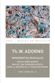 Monografías musicales | Theodor W. Adorno | Libro